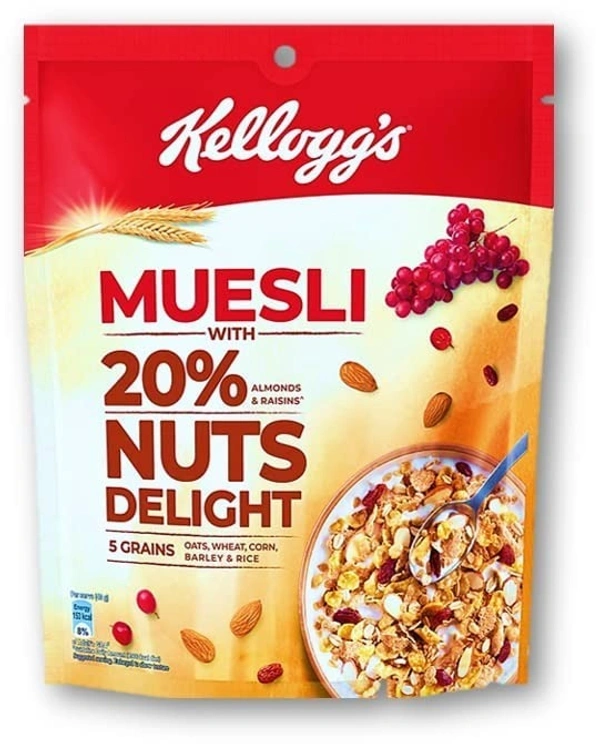 Kellogg's Muesli With 20% Almonds& Raisins, 240g - 240g