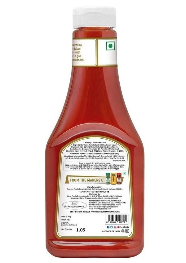 Keya Classic Tomato Ketchup, 1.05 kg - 1.05 kg