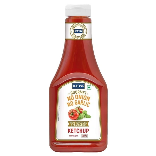 Keya No Onion No Garlic Tomato Ketchup, 1.05 kg - 1.05 kg