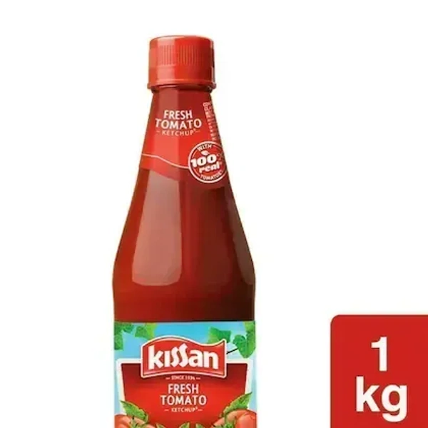 Kissan Fresh Tomato Ketchup, 1 kg - 1 kg