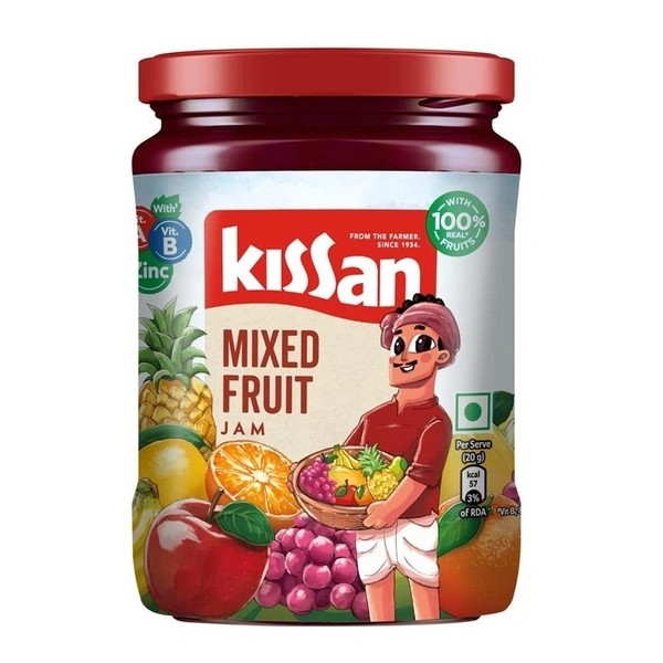 Kissan Mixed Fruit Jam, 700g - 700g
