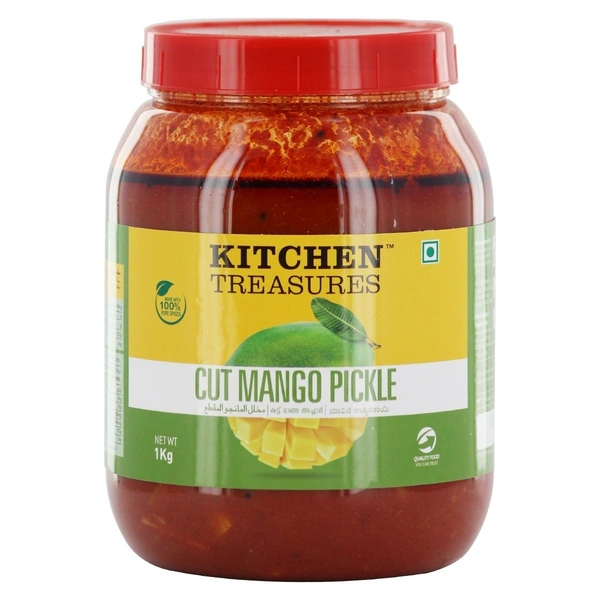 Kitchen Treasures Cut Mango Pickle, 1 kg - 1 kg
