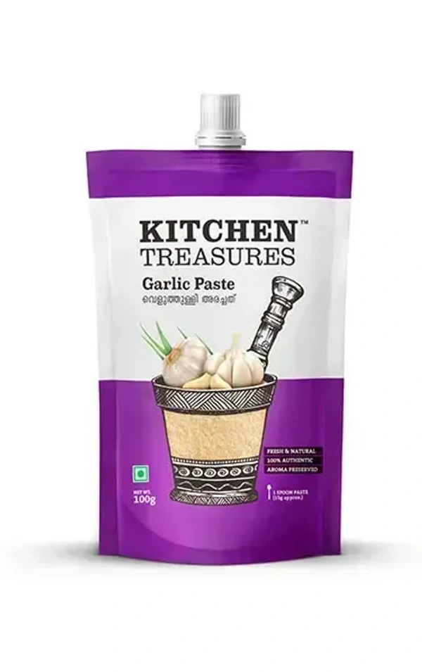 Kitchen Treasures Garlic Paste, 100g - 100g
