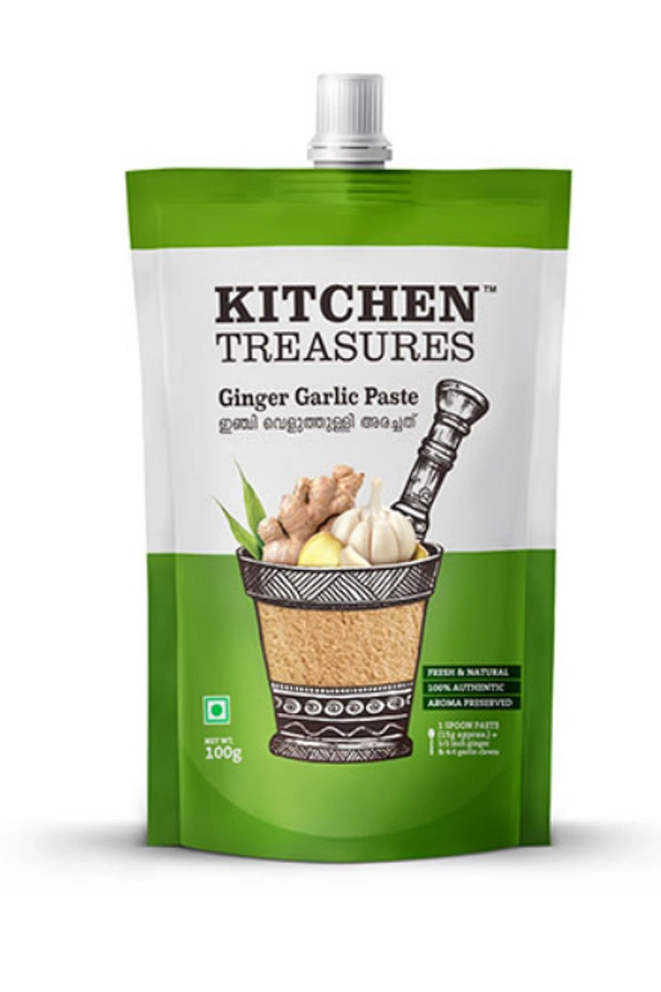 Kitchen Treasures Ginger Garlic Paste, 100g - 100g