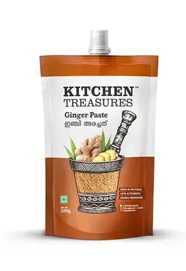 Kitchen Treasures Ginger Paste, 100g - 100g