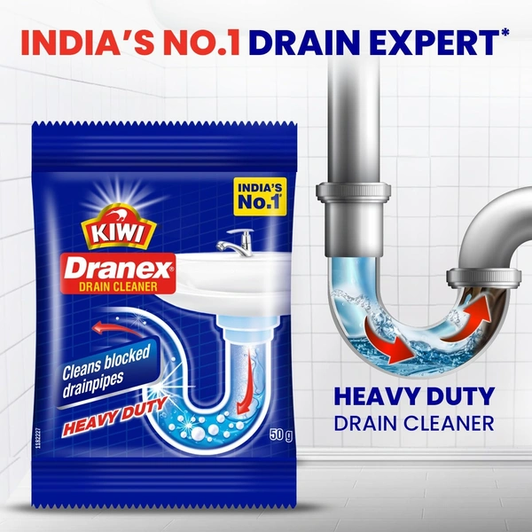 Kiwi Dranex Drain Cleaner, 50g - 50g