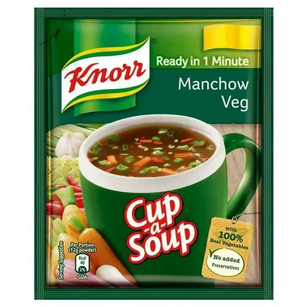 Knorr Instant Cup A Soup Manchow Veg, 12g - 12g
