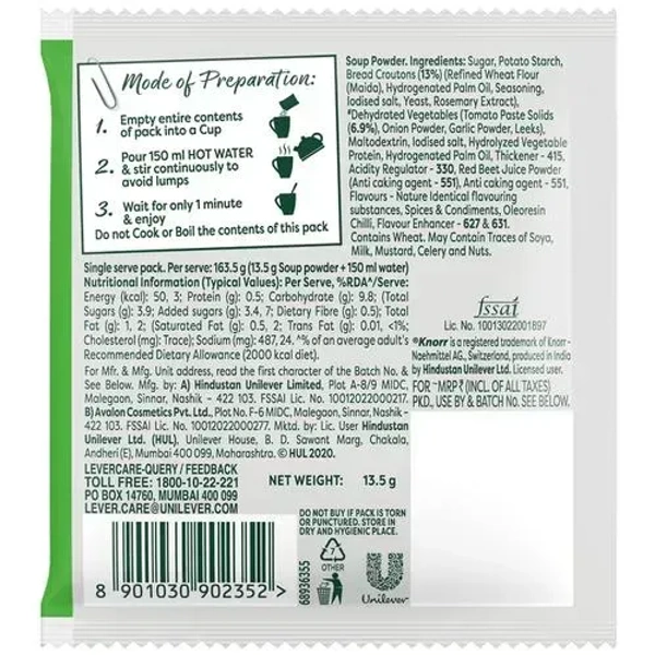 Knorr Instant Cup A Soup Tomato Chatpata, 14g - 14g