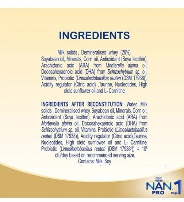 Nestle Nan Pro After 3 Months Pack, 400g - 400g