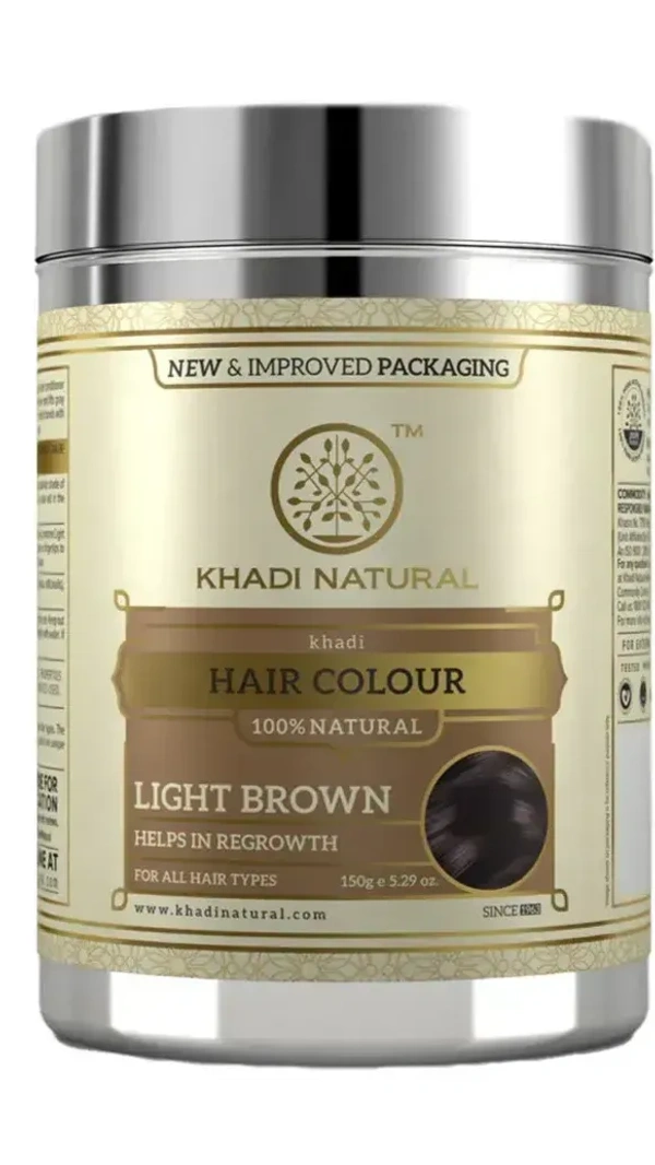 Khadi Herbal Light Brown Henna Colour, 150g - 150g