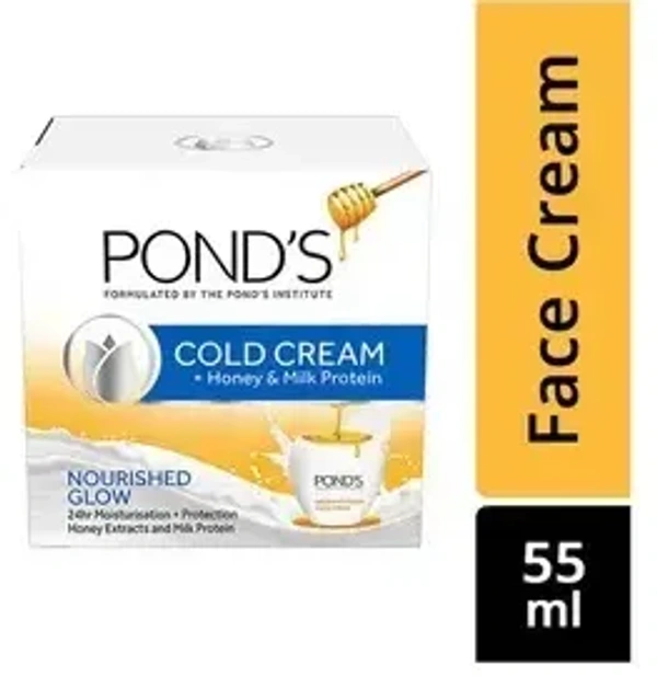 Pond's Cold Cream Honey Milk Protein, 55ml - 55ml