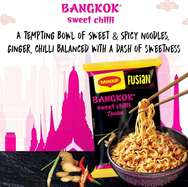 Maggi Fusian Bangkok Sweet Chilli Noodles, 73g - 73g