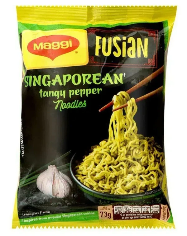 Maggi Fusian Singaporean Tangy Pepper Noodles, 70g - 73g
