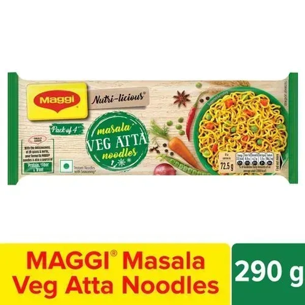Maggi Masala Veg Atta Noodles, 290g - 280g