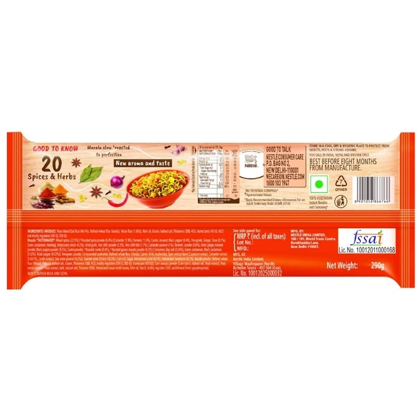 Maggi Oats Noodles Masala Nutri Licious Pack of 4, 290g - 290g