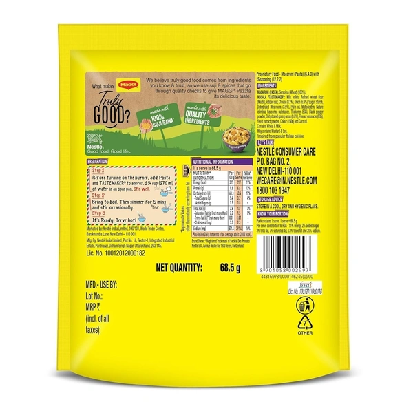 Maggi Pazzta Mushroom Penne, 64g - 64g