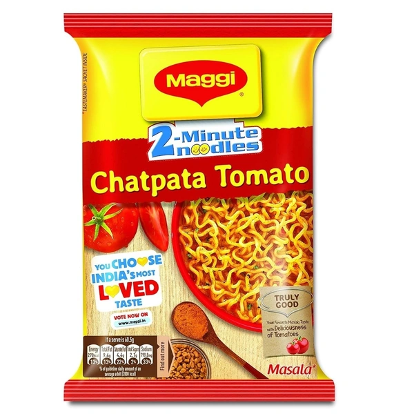 Maggi 2 Minute Noodles Chatpata Tomato, 60g - 60g