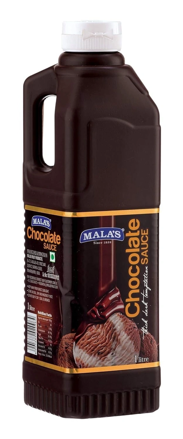 Mala's Chocolate Sauce, 1 ltr - 1 ltr