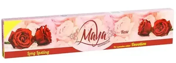 Maya Agarbathi Rose (14 Sticks), 14 sticks - 14 sticks