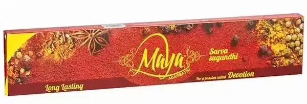 Maya Agarbathi Sarva Sugandhi 14 Nos, 14 sticks - 14 sticks