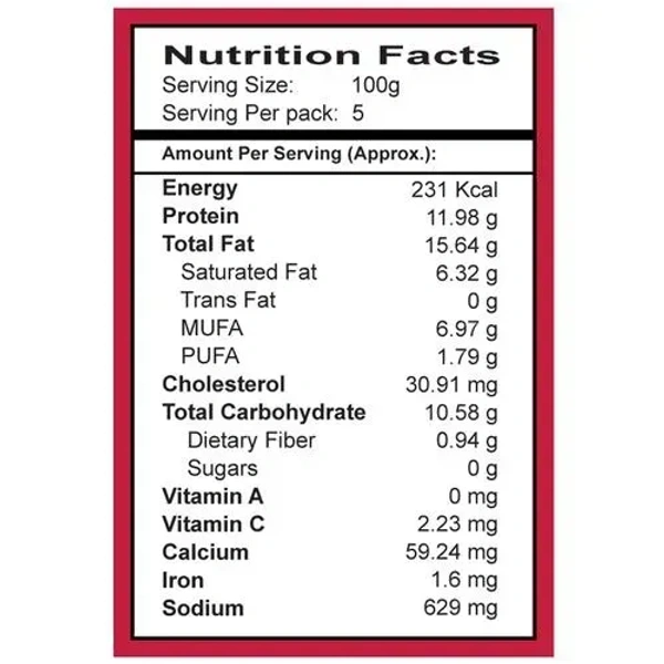 Meatzza Chicken Popcorn, 500g - 500g