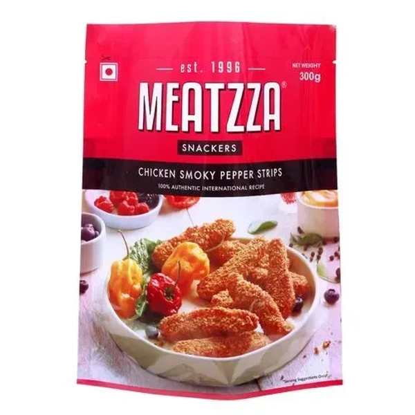 Meatzza Smoky Chicken Pepper Strips, 300g - 300g