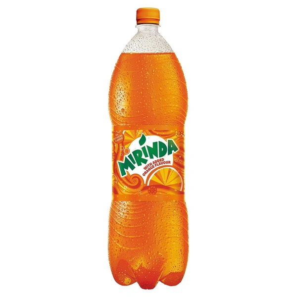 Mirinda Orange Flavour Soft Drink Bottle, 2.25 ltr