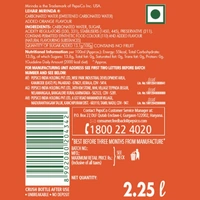 Mirinda Orange Flavour Soft Drink Bottle, 2.25 ltr