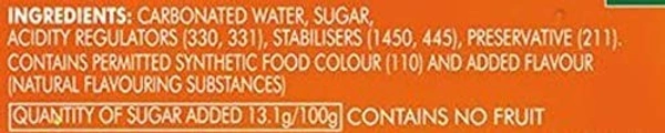 Mirinda Orange Flavour Soft Drink Bottle, 2.25 ltr