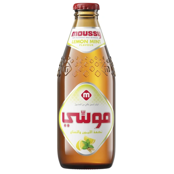 Moussy Lemon Mint Non Alcoholic Malt Beverage 330ml - 330ml