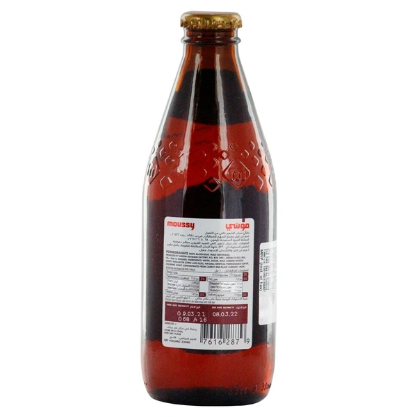 Moussy Malt Bevarage Pomegranate, 330 ml - 330 ml