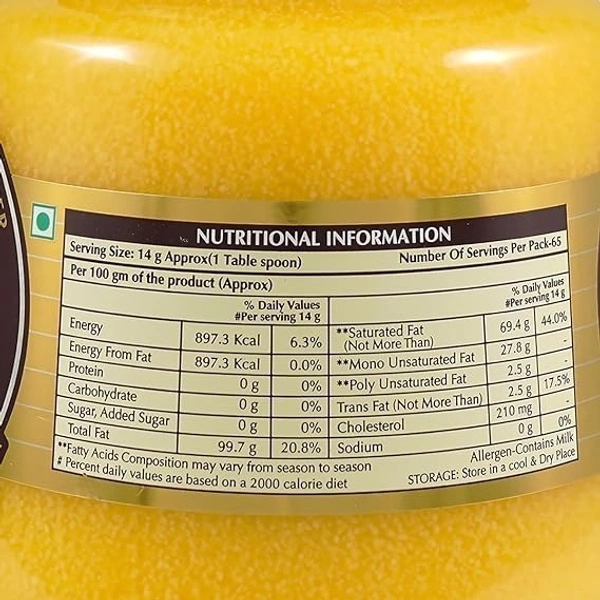 Nambisan's Pure Cow Ghee 1L - 1ltr