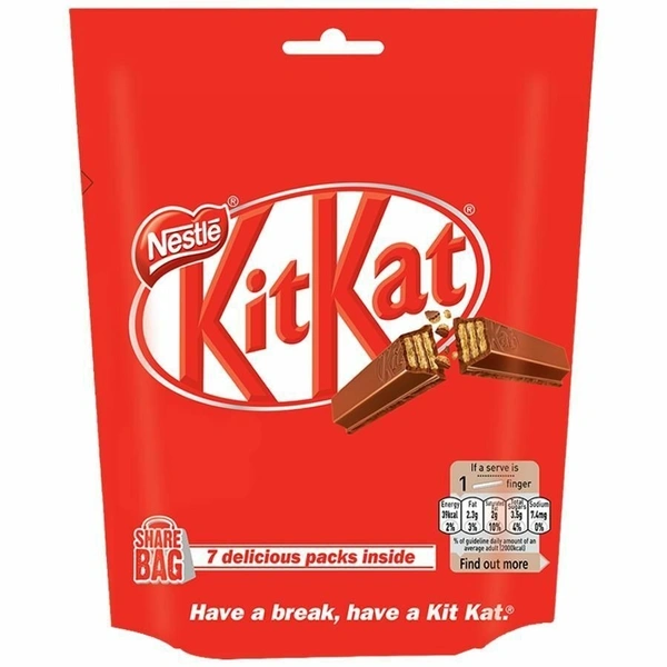 Kitkat Nestle Kitkat Share Bag 2 Fingers 7 N x 17g, 119g