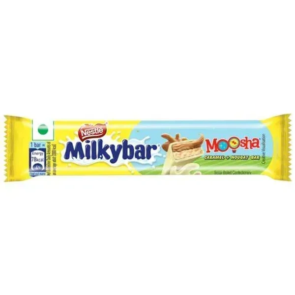 Nestle Milkybar Moosha Caramel+Nougat Bar, 50g - 50g