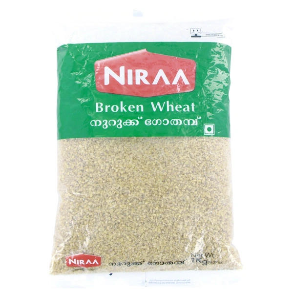 Niraa Broken Wheat  1Kg - 1Kg