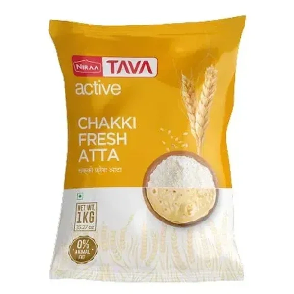 Niraa Tava Chakki Whole Wheat Flour Atta  1Kg - 1Kg