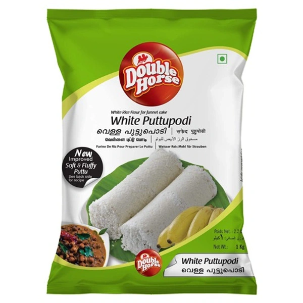 Double Horse White Puttupodi, 500g - 1 Kg
