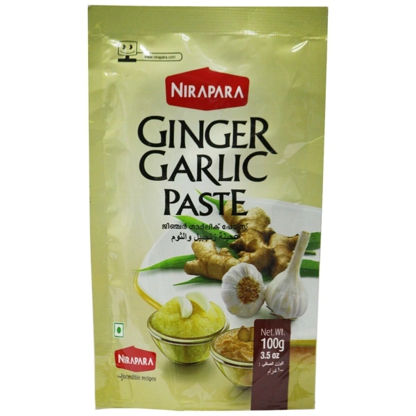 Nirapara Ginger Garlic Paste, 100g - 100g