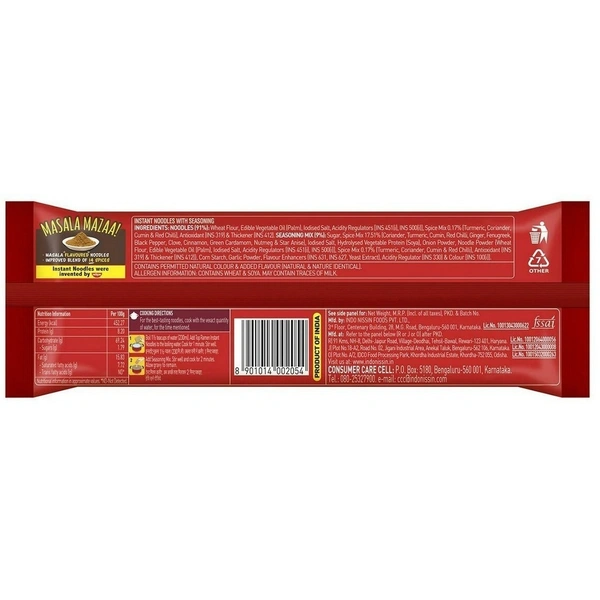 Nissin Top Ramen New Masala Noodles, 420g - 420g