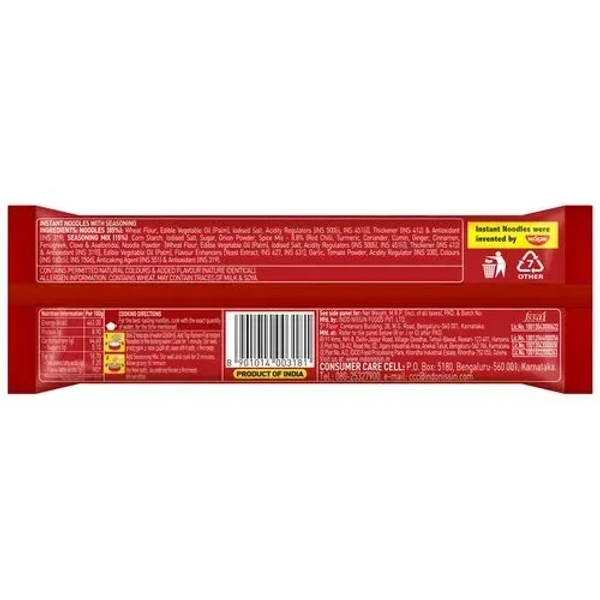 Nissin Top Ramen Saucy Veg Flat Curry Noodles, 280g - 280g