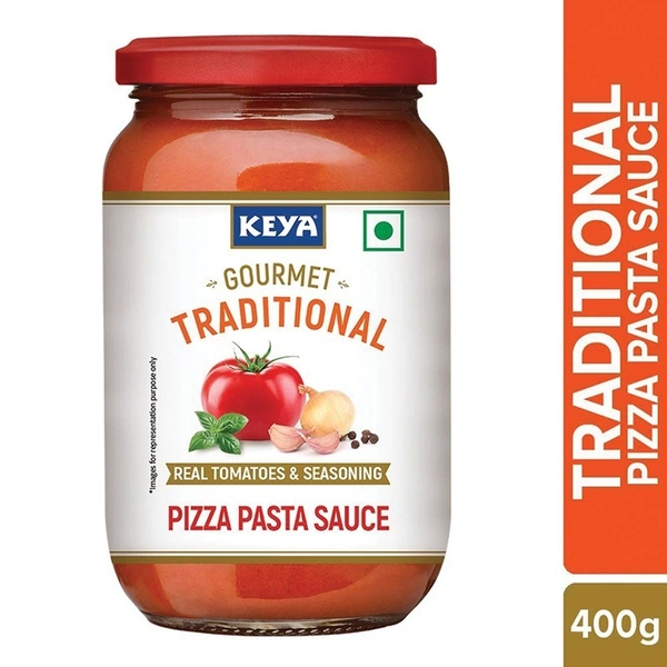 Keya Traditional Pizza Pasta Sauce, 400g - 400g