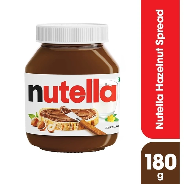 Nutella Hazelnut Spread With Cocoa Jar, 180g - 180g