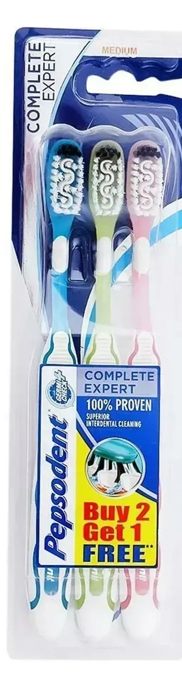 Pepsodent Complete Expert Toothbrush, 3 pcs - 3 pcs