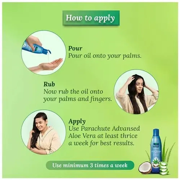 Parachute Advansed Aloe Vera Coconut Hair Oil Bottle, 150 ml - 150 ml