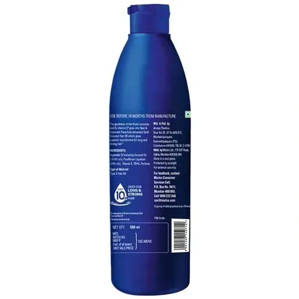 Parachute Advansed Gold Coconut Hair Oil, 400 ml - 400 ml