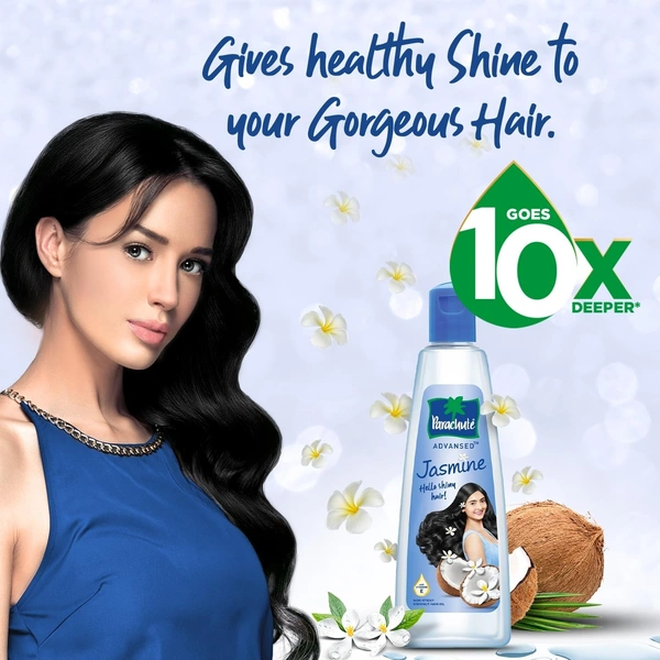 Parachute Advansed Jasmine Non-Sticky Coconut Hair Oil, 190 ml - 190 ml