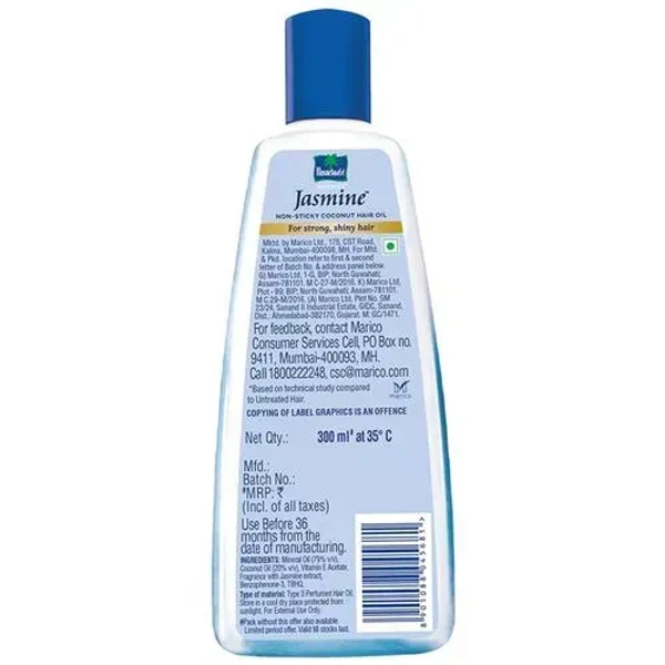 Parachute Advansed Jasmine Non-Sticky Coconut Hair Oil, 300 ml - 300 ml