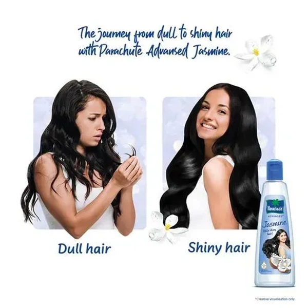 Parachute Advansed Jasmine Non-Sticky Coconut Hair Oil, 300 ml - 300 ml