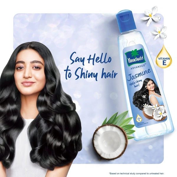 Parachute Advansed Jasmine Non Sticky Coconut Hair Oil, 90 ml - #REF!