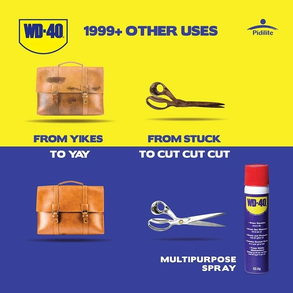 Pidilite WD-40 Multipurpose Spray for Home Improvement, 63.8g - 63.8g